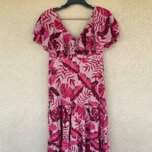 Joanna Ortiz H&M cotton floral eyelet dress- Large